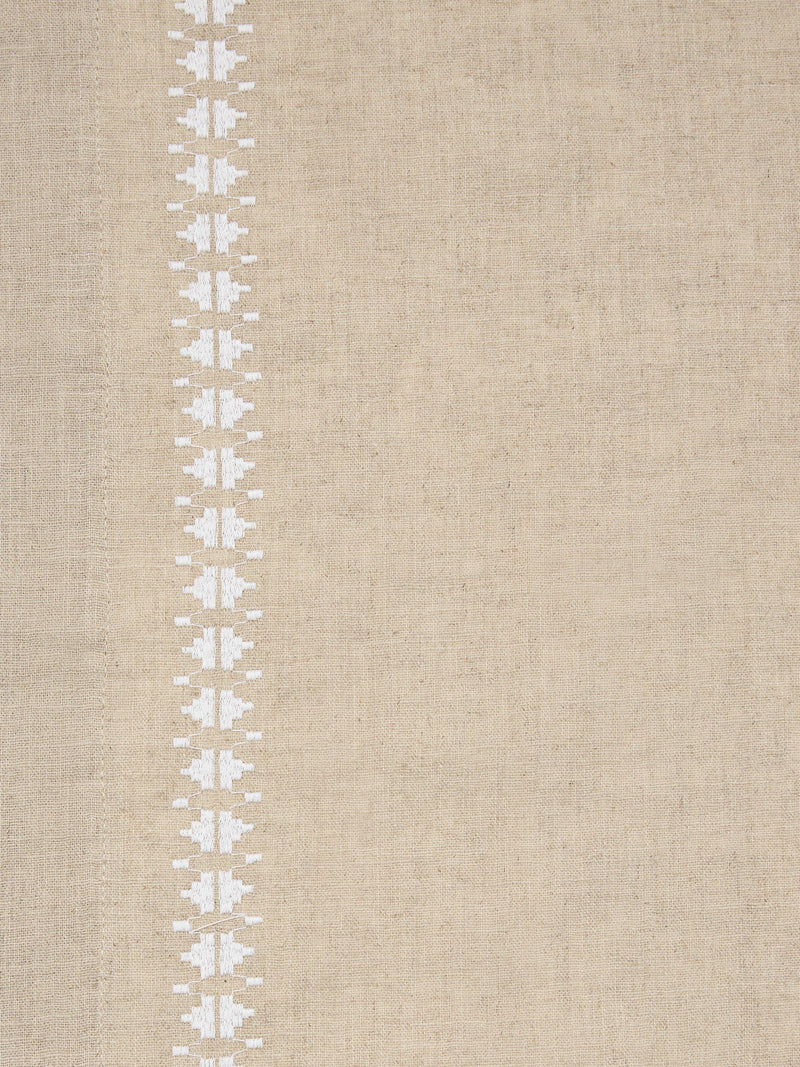 John Lewis Coba linen blend voile panel 137cm drop, UK version