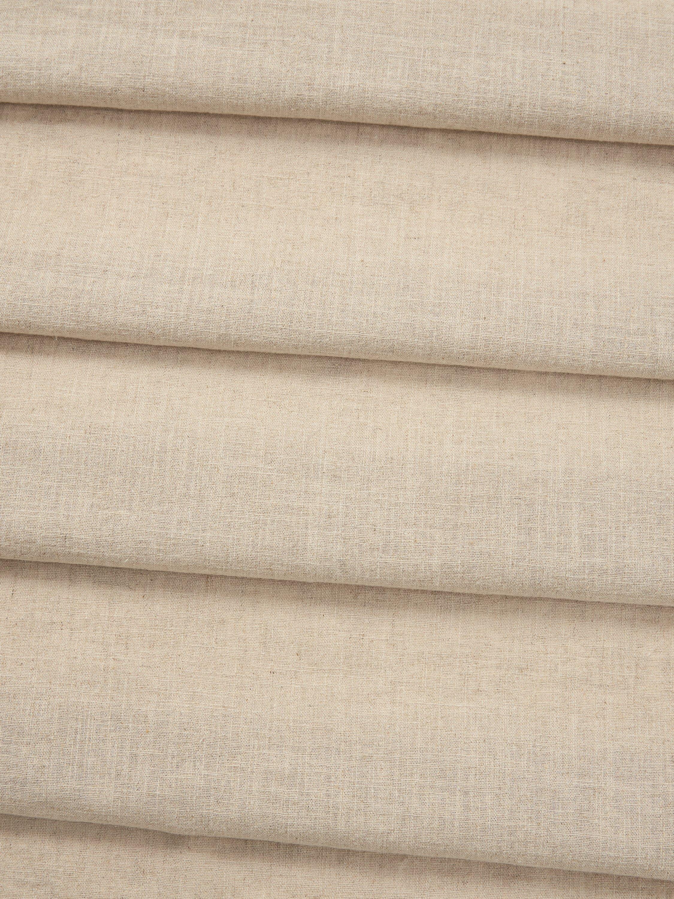 John Lewis Coba linen blend voile panel 137cm drop, UK version