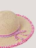 Monsoon kids braided sequin sun hat multi (British brand)
