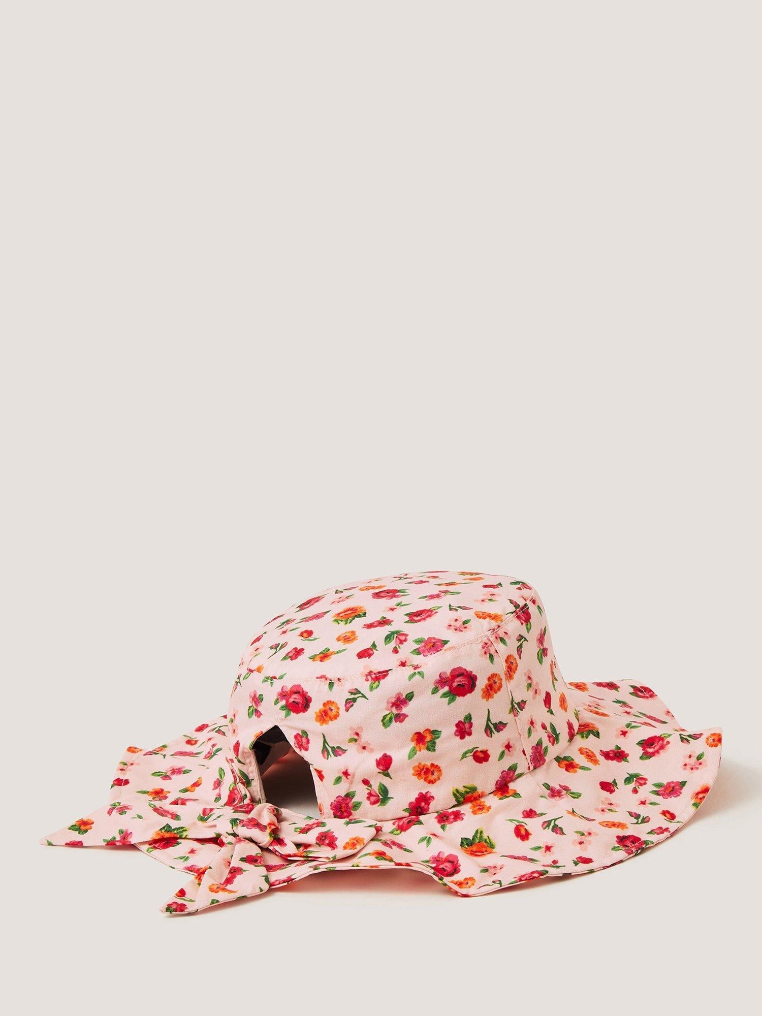 Monsoon kids floral bucket hat multi (British brand)