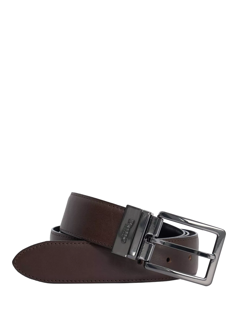 Dune London Oakem Reversible Leather Belt