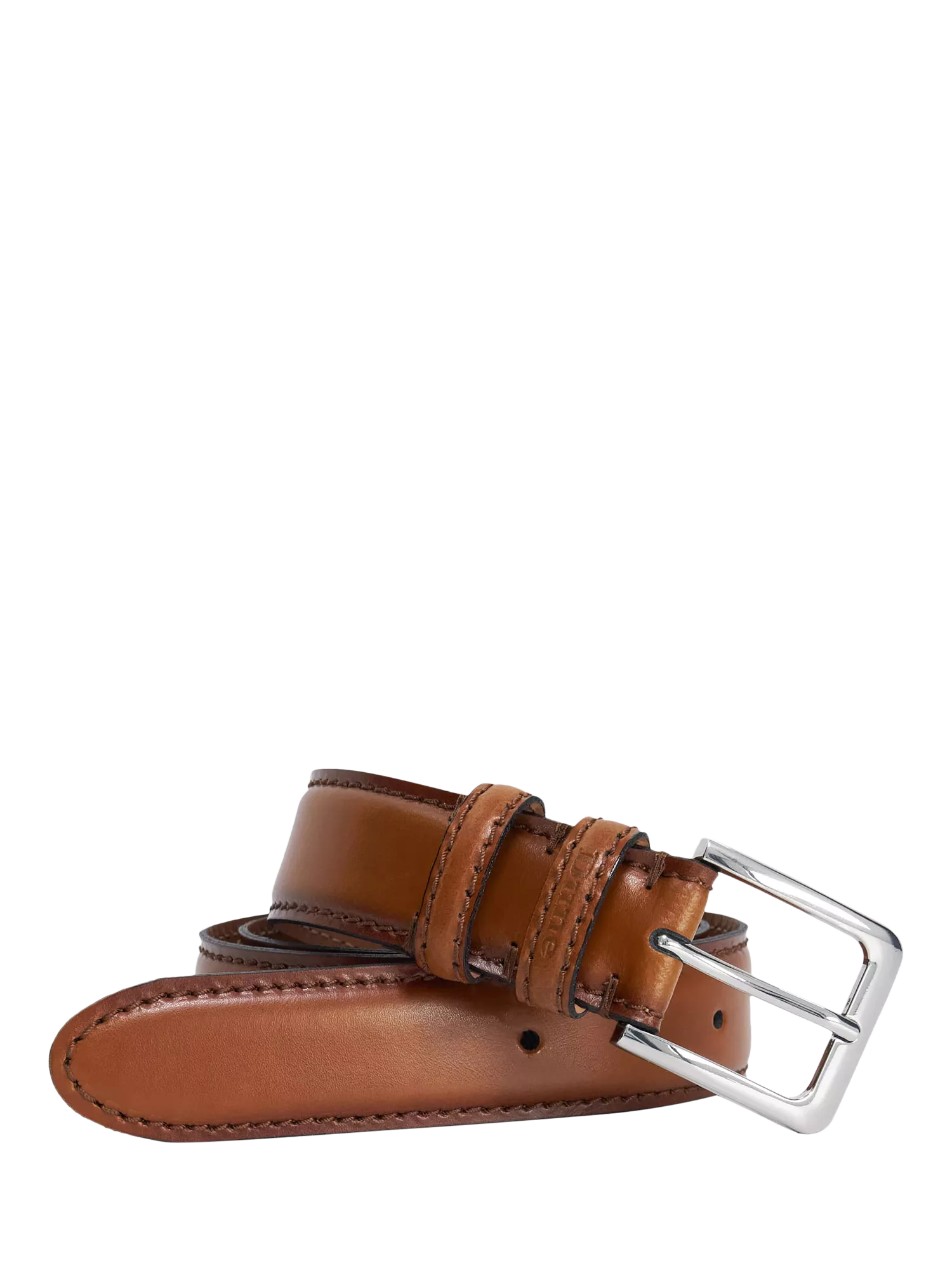 Dune London tan leather belt - British product