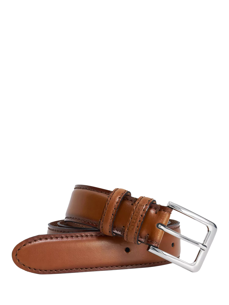 Dune London tan leather belt - British product