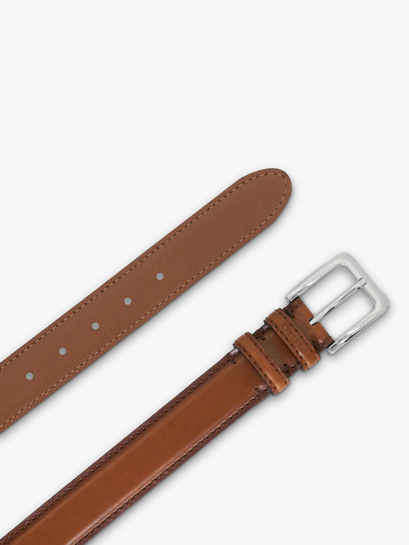 Dune London tan leather belt - British product