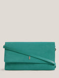 Hobbs Ashley suede clutch bag evening accessory (British brand)
