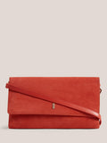 Hobbs Ashley suede clutch bag evening accessory (British brand)