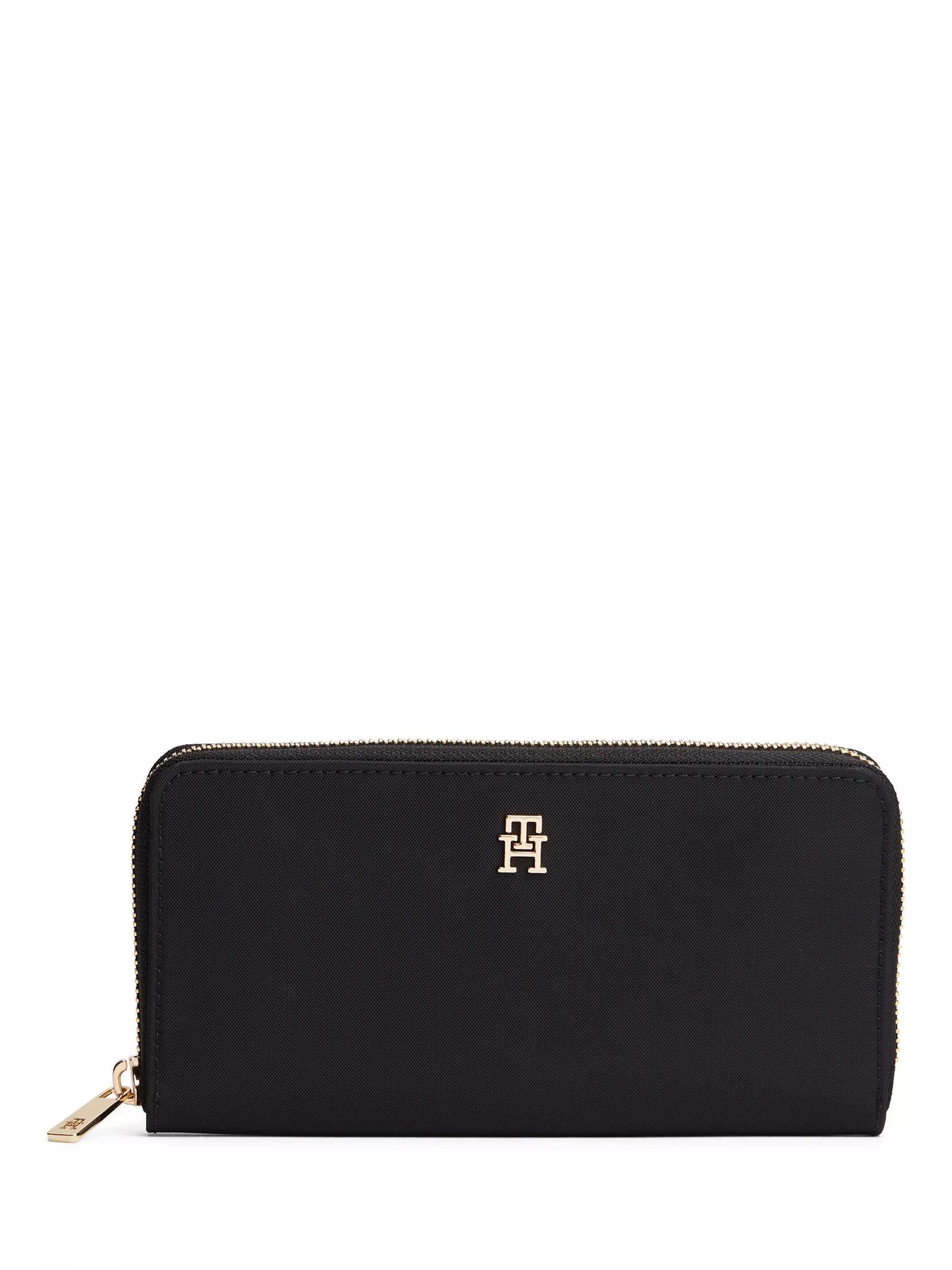 Tommy Hilfiger Popette large purse black, imported from the UK