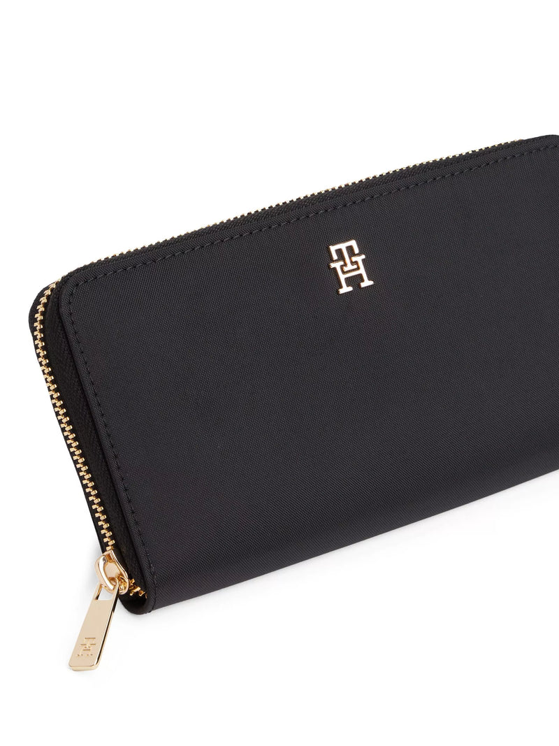 Tommy Hilfiger Popette large purse black, imported from the UK
