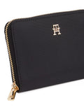 Tommy Hilfiger Popette medium zip around purse black - British product