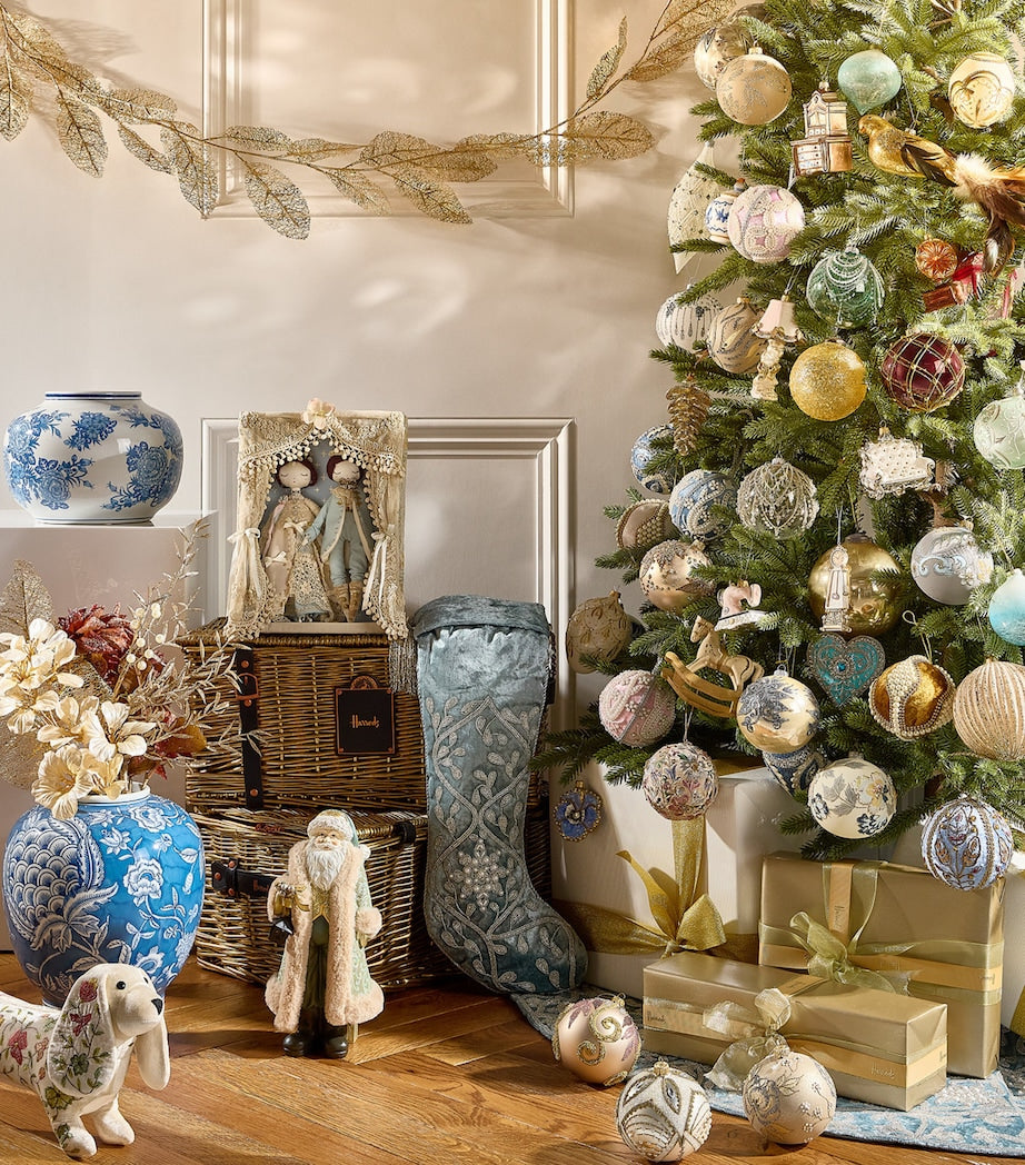 Harrods LED Frost Bauble 10cm, UK version