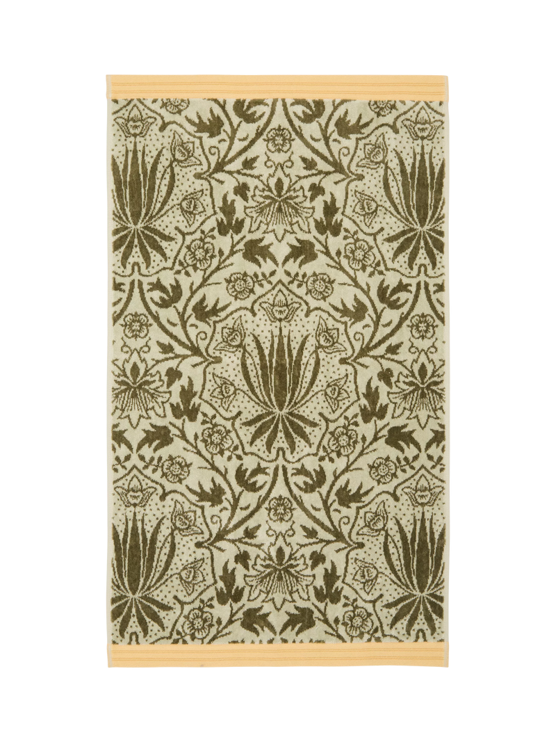 Morris & Co. Iris & Rose bath sheet 150x90cm, imported from the UK