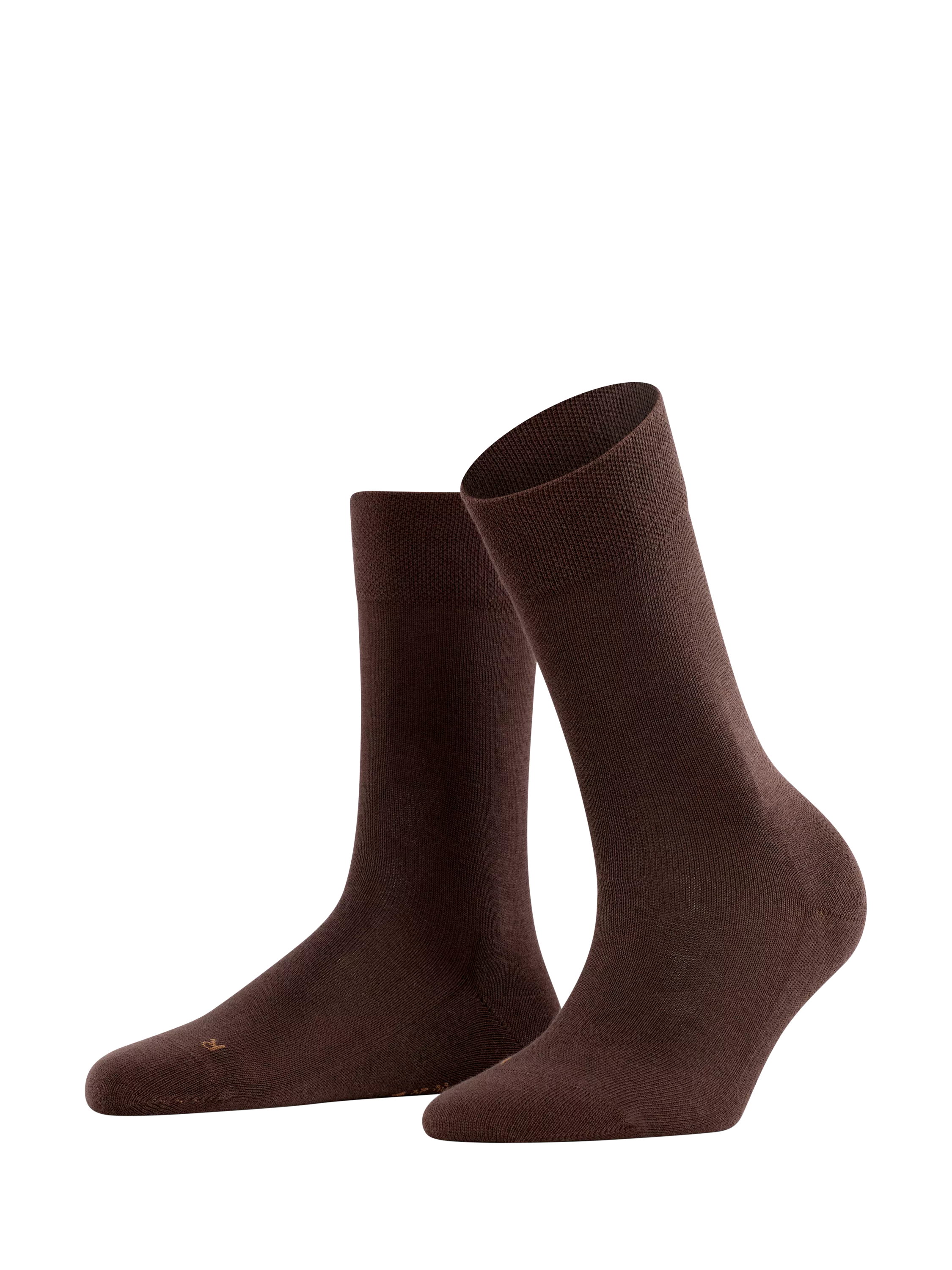 FALKE Sensitive London ankle socks dark brown - British product
