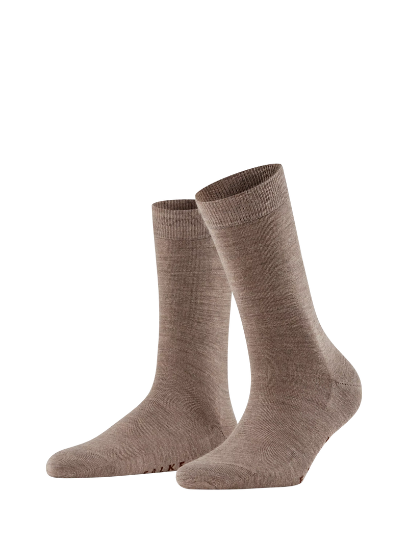 Chaussettes mi-mollet en mélange de laine mérinos douce FALKE