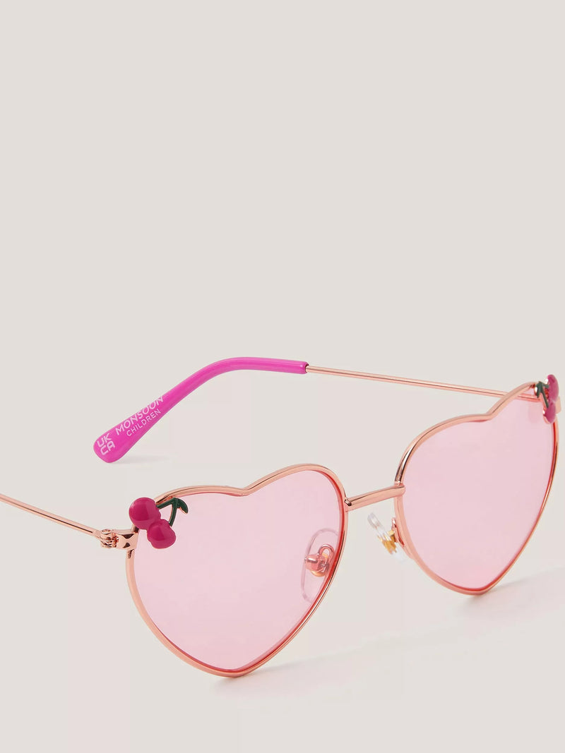 Monsoon baby heart sunglasses cherry charms multi imported from the UK