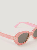 Monsoon kids oval glitter sunglasses pink (British brand)