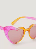 Monsoon kids glitter ombre heart sunglasses, UK version