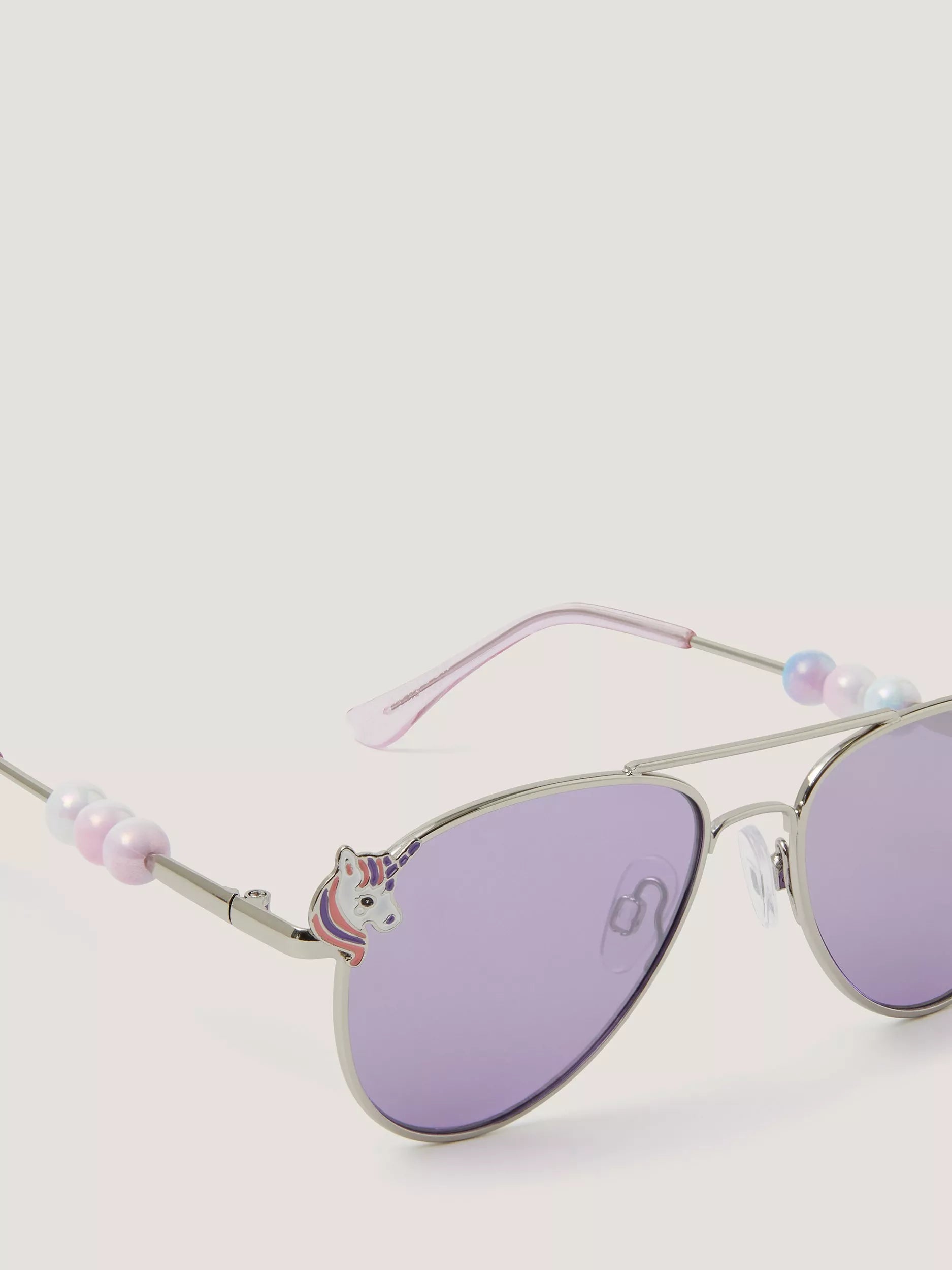Monsoon Kids Unicorn Aviator Sunglasses Pink (British brand)