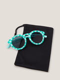 Monsoon baby sunglasses round checkerboard blue, imported from the UK