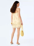 OMNES Cyprus shell shoulder bag yellow, UK version