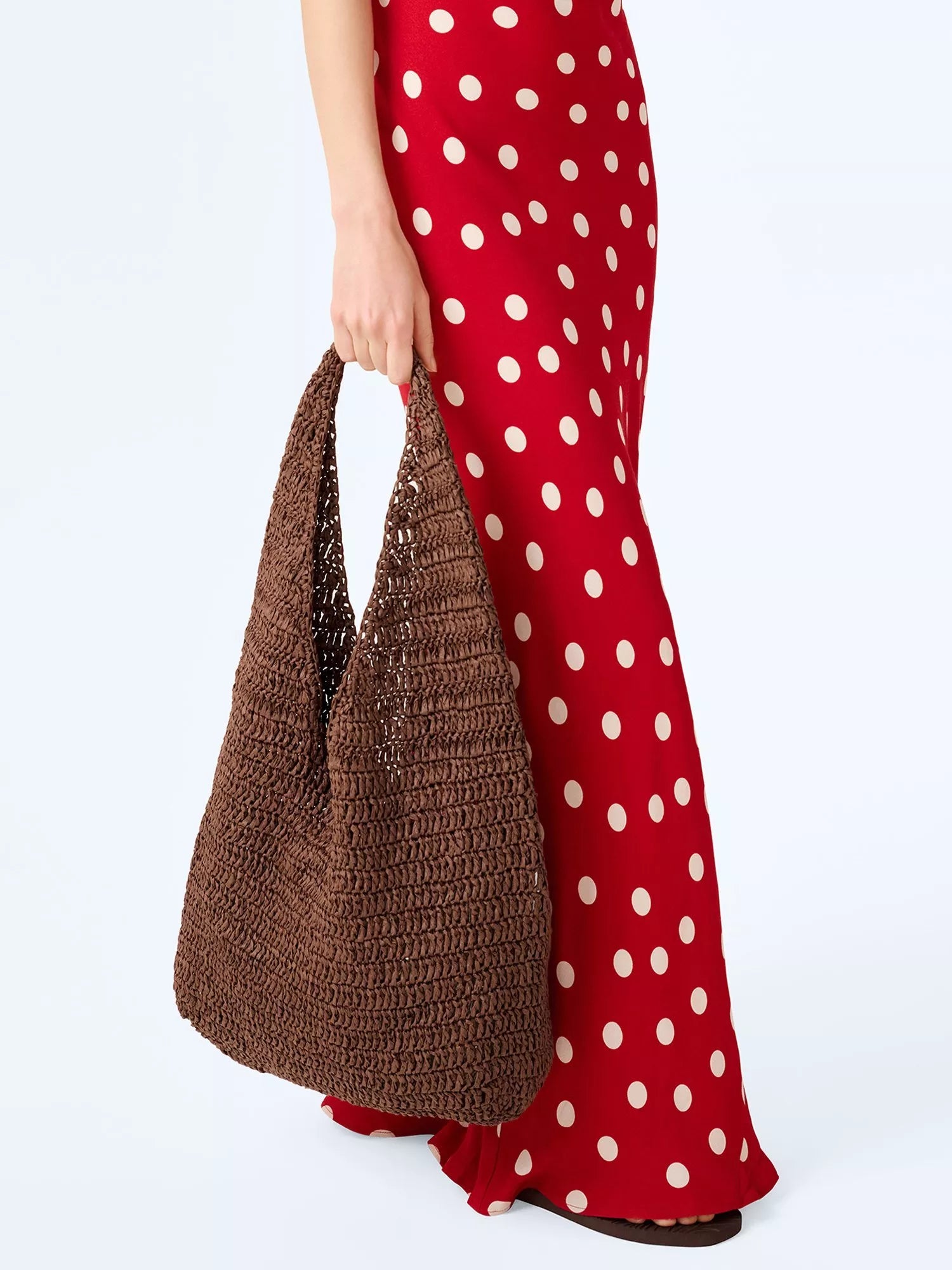 OMNES Aruba Bag chocolate large tote, imported from the UK