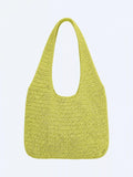 OMNES Aruba paper shoulder bag in lime, UK version