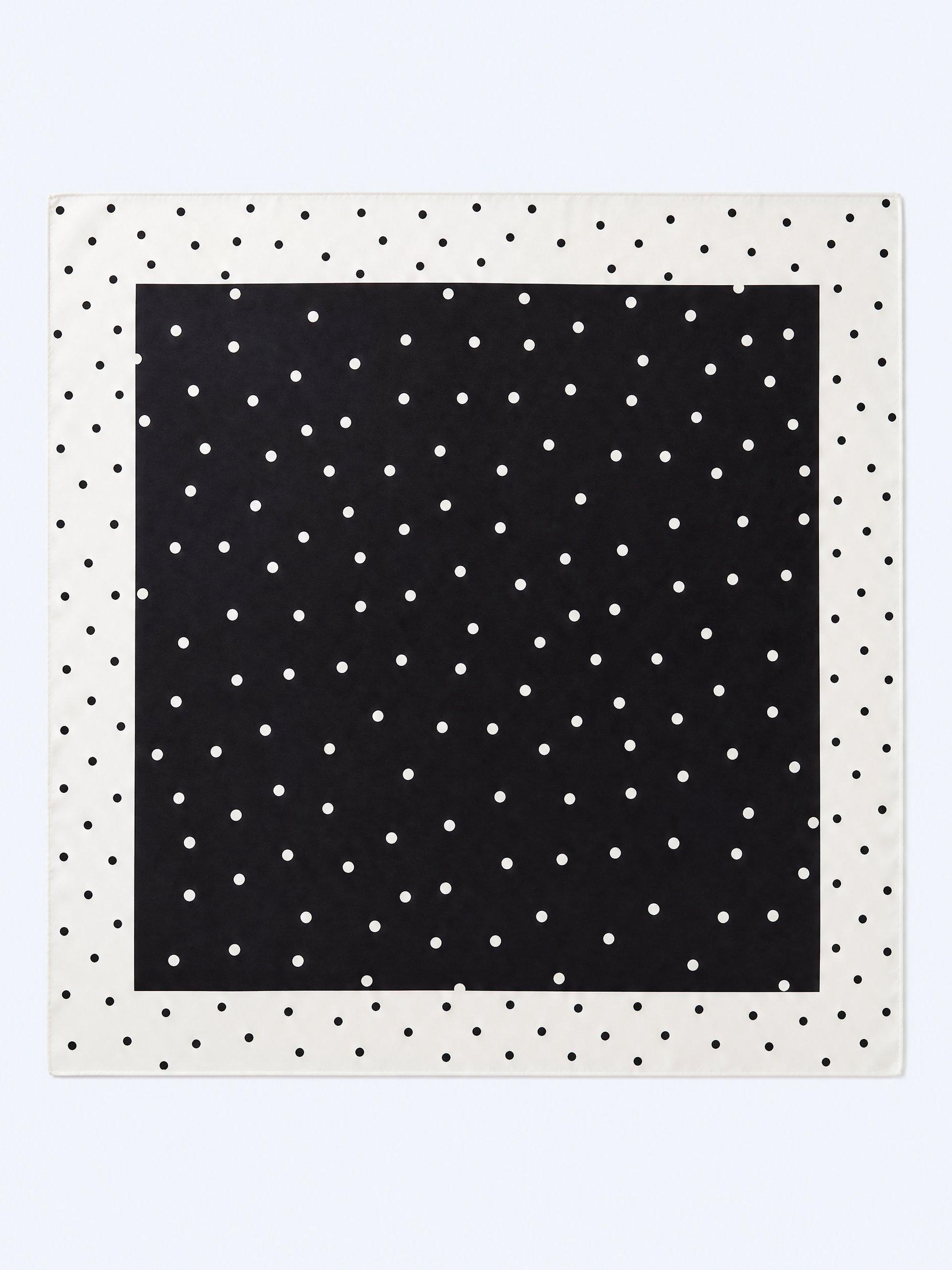 OMNES Tahiti Polka Dot headscarf 68x68cm - British product