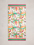 White Stuff organic cotton scarf green multi (British brand)