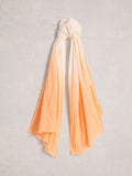 White Stuff Jessie Ombre Scarf in orange multi - British product