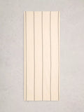 White Stuff cotton stripe scarf Natural, UK version