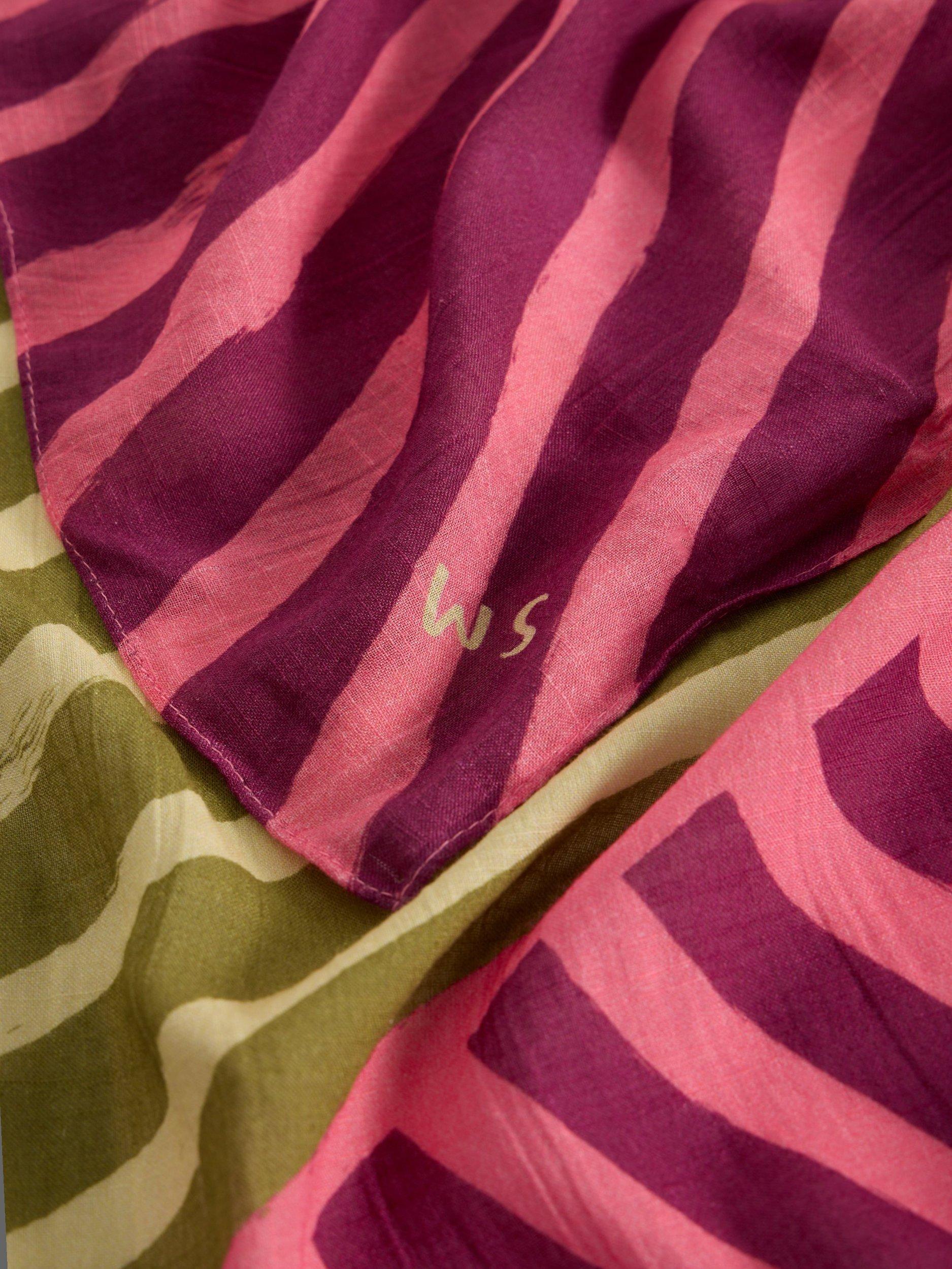 White Stuff Callie Scarf Pink/Multi 180x70cm (British brand)