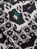 White Stuff square scarf Black/Multi 65x65cm, UK version