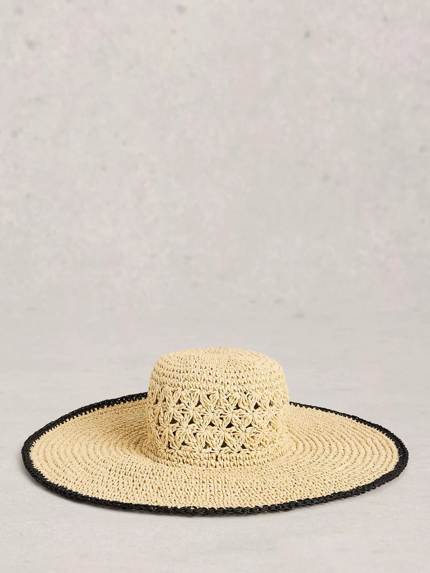 White Stuff wide brim raffia sun hat natural, UK version