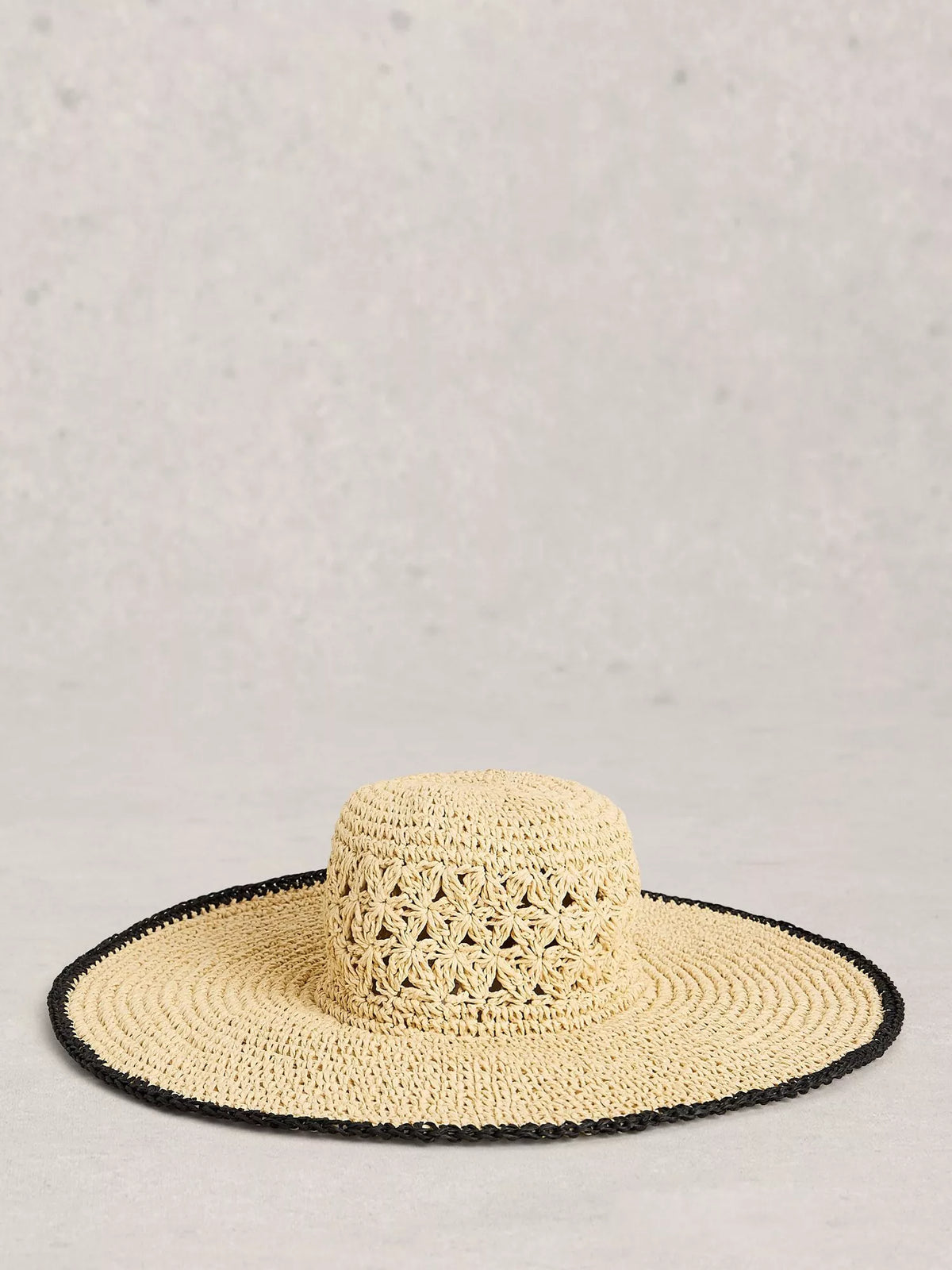 White Stuff wide brim raffia sun hat natural, UK version