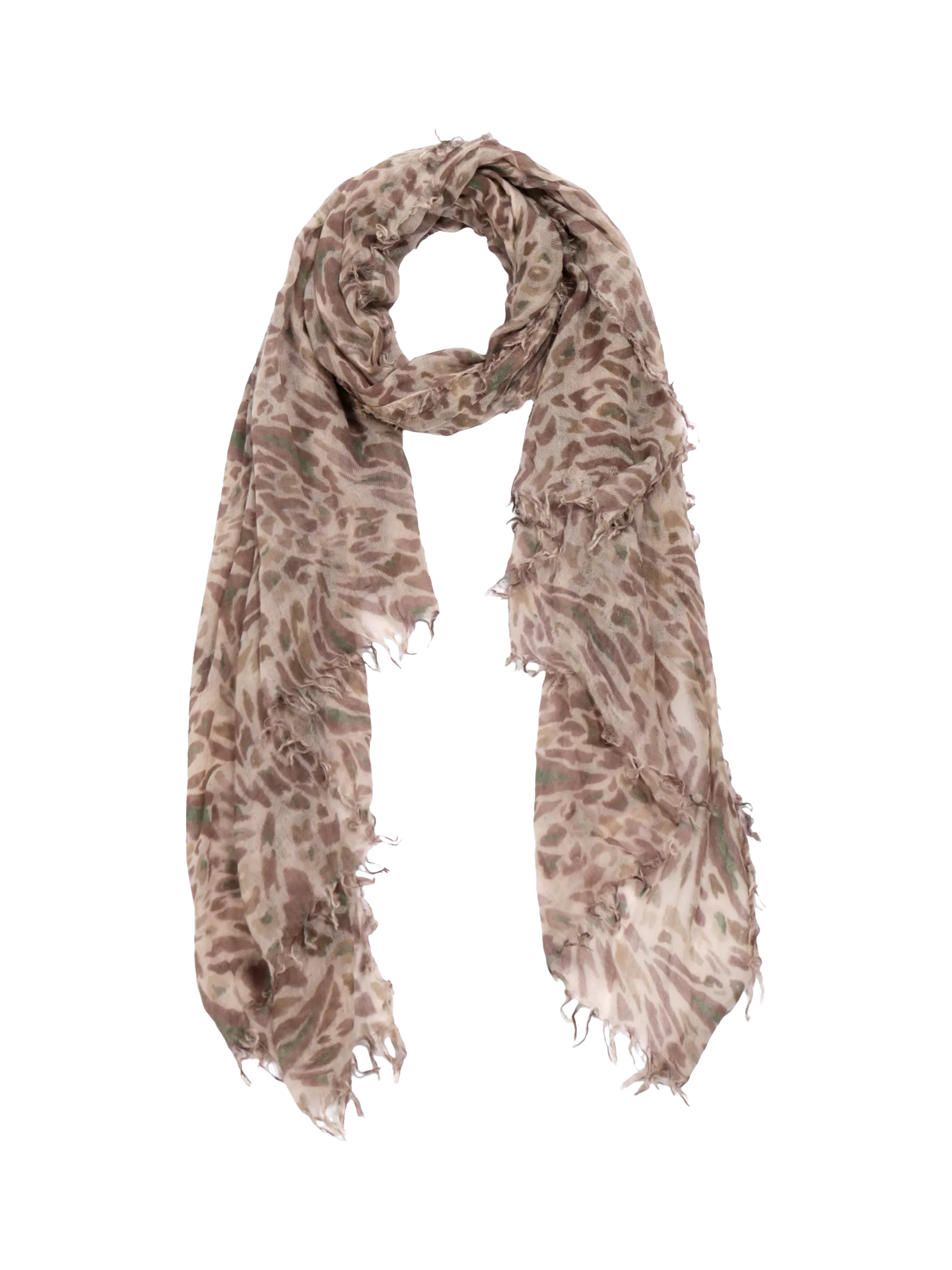 Pure Collection wool cashmere blend scarf natural, UK version