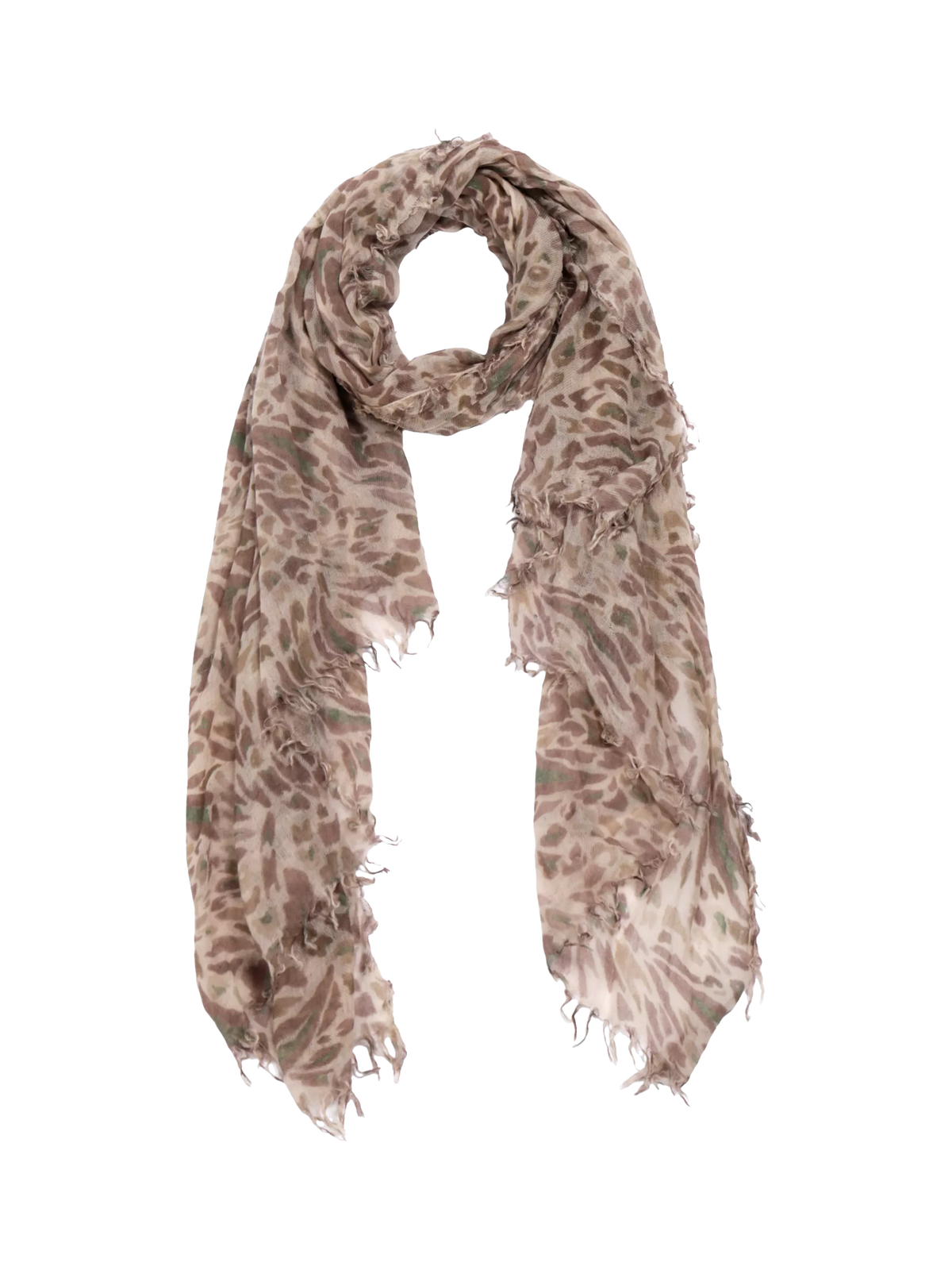 Pure Collection wool cashmere blend scarf natural, UK version