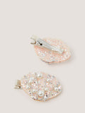 Monsoon kids embellished seashell hair clips pack of 2, UK version