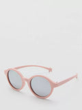 Mango round frame sunglasses pale pink, imported from the UK