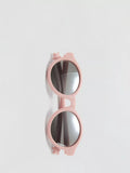 Mango round frame sunglasses pale pink, imported from the UK