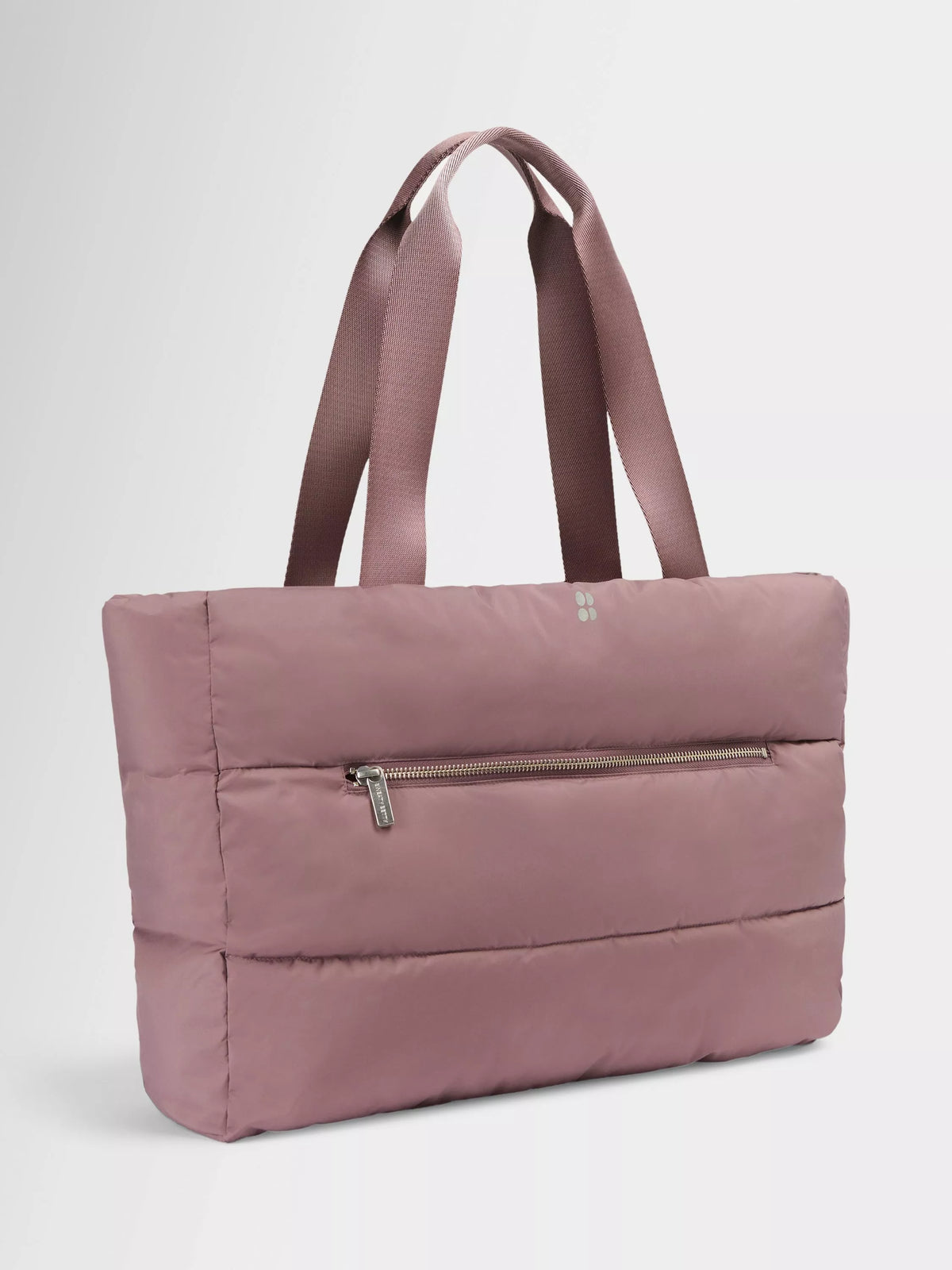 Sweaty Betty Nimbus Roam tote bag in purple, UK version