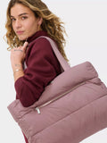 Sweaty Betty Nimbus Roam tote bag in purple, UK version