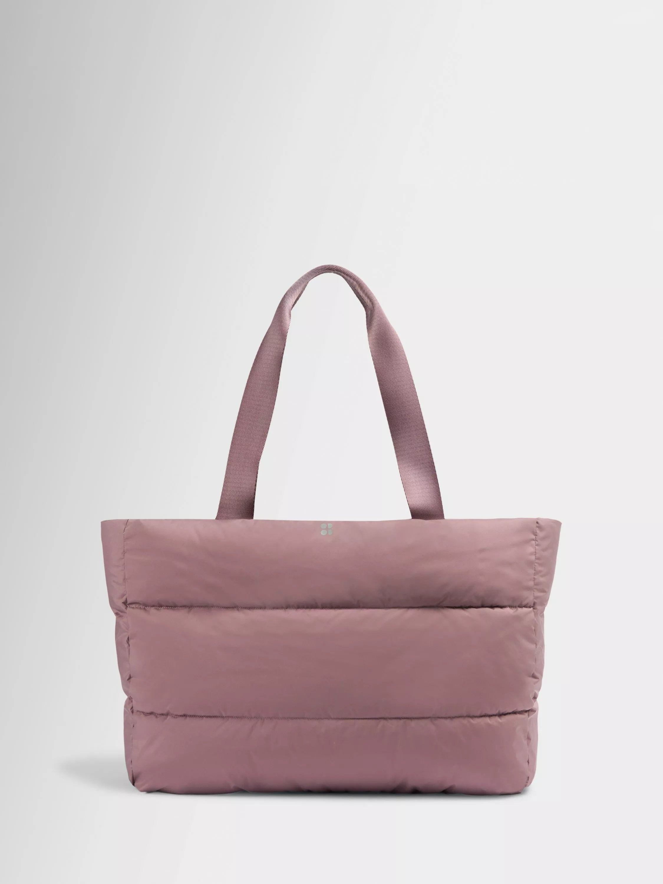 Sweaty Betty Nimbus Roam tote bag in purple, UK version