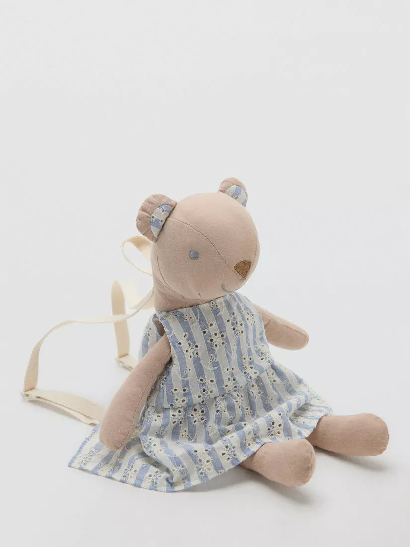 Mango kids bear backpack sand (British brand)