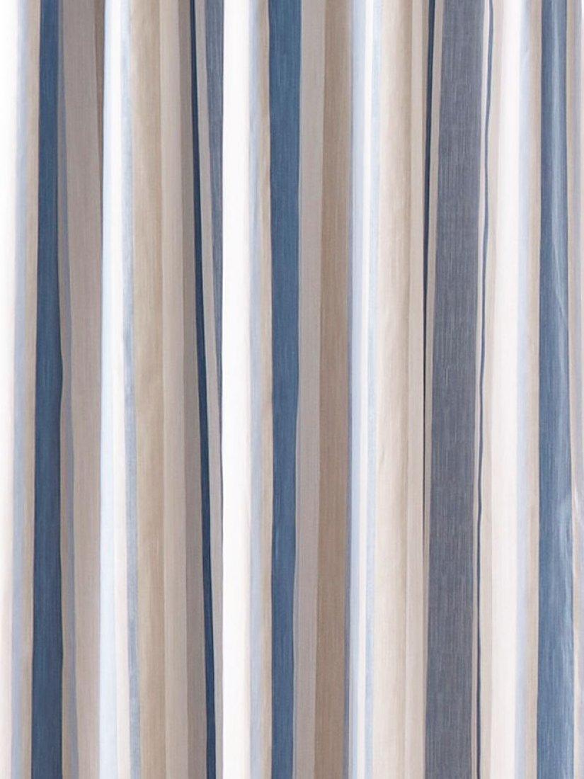 Laura Ashley Awning Stripe blackout curtains Seaspray - British product