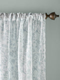 Laura Ashley slot top voile panel duckegg 137cm, UK version
