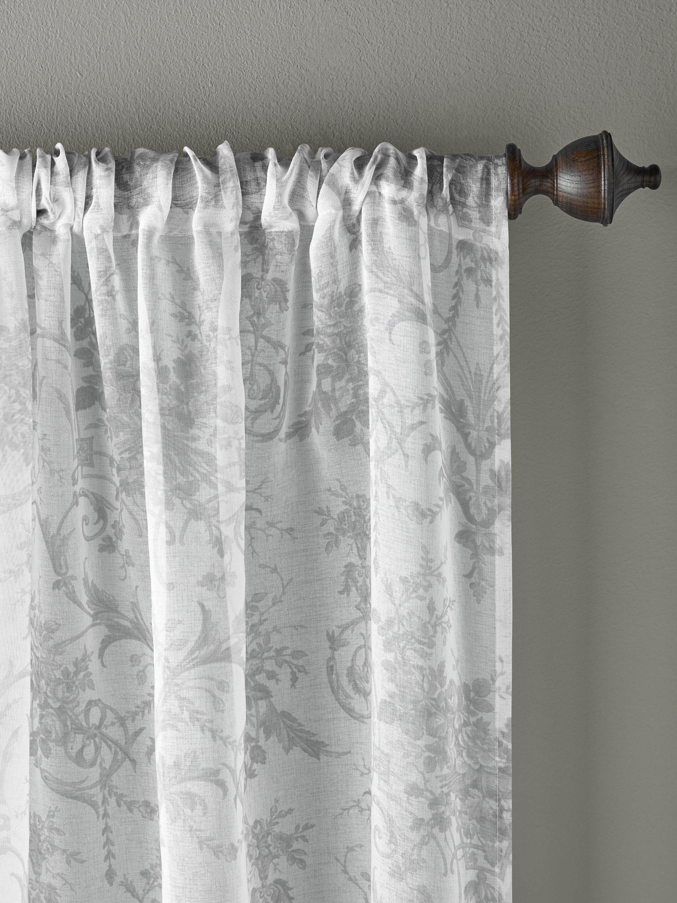 Laura Ashley Tuileries dove voile panel 137cm, UK version