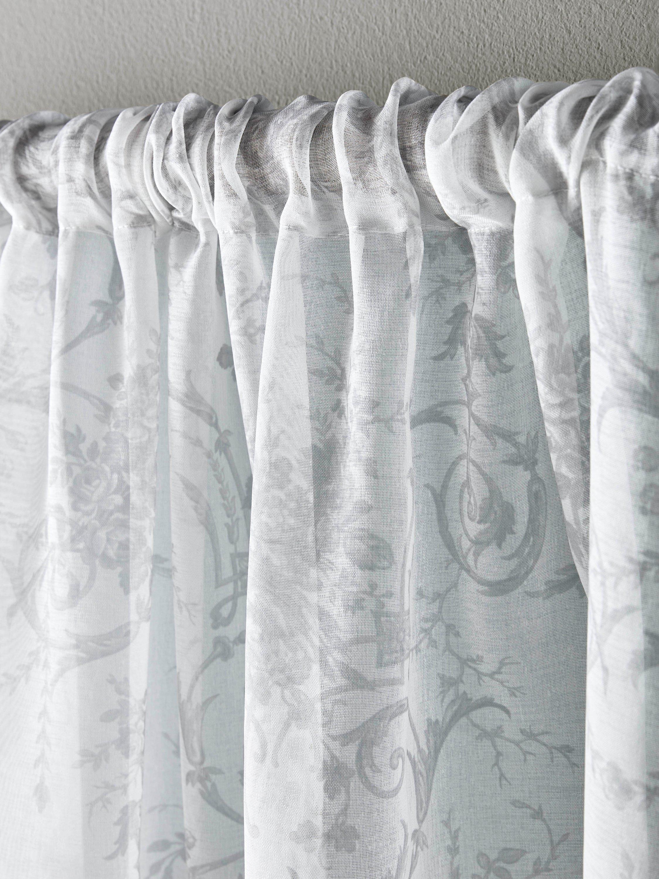 Laura Ashley Tuileries dove voile panel 137cm, UK version