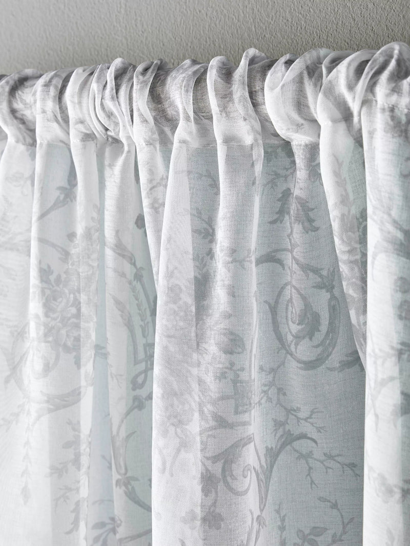 Laura Ashley Tuileries dove voile panel 137cm, UK version