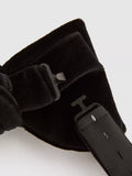 Reiss Hike Velvet Bow Tie Black, UK version