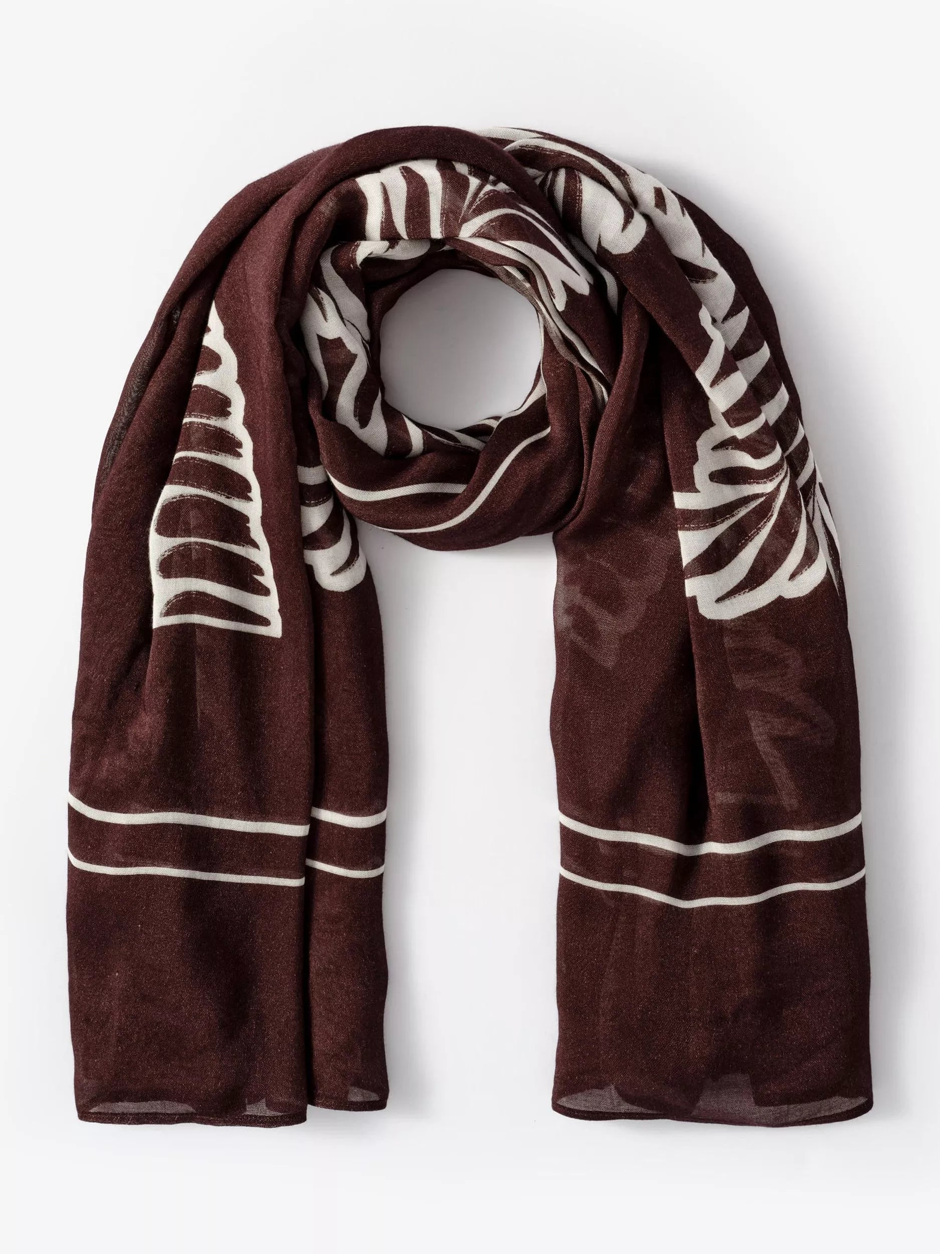 Mint Velvet seashell print scarf cover up, imported from the UK