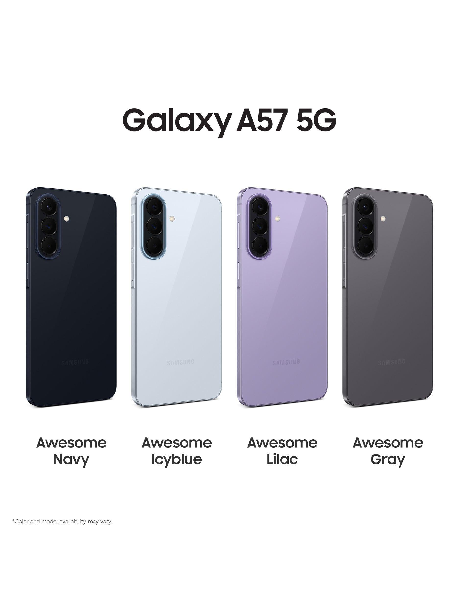 Samsung Galaxy A57 smartphone 256GB, imported from the UK